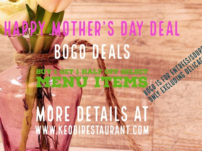 Mothers Day BOGO Meal Deal
